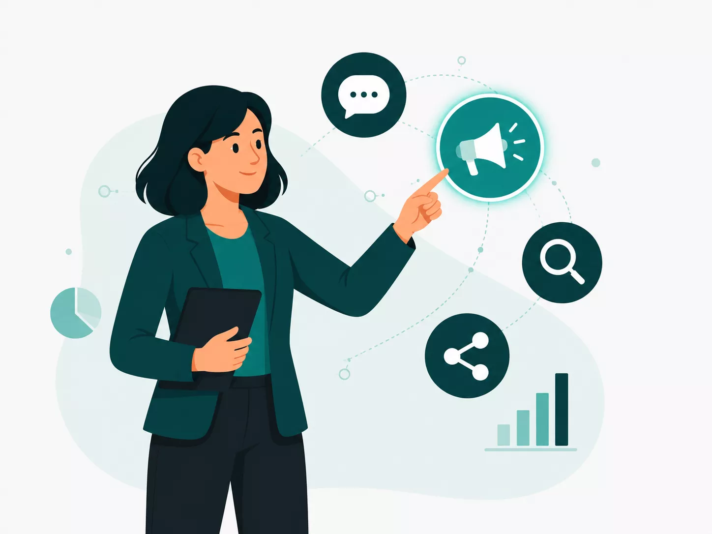 Reaching out across search, chat and social, and getting one connected answer back
